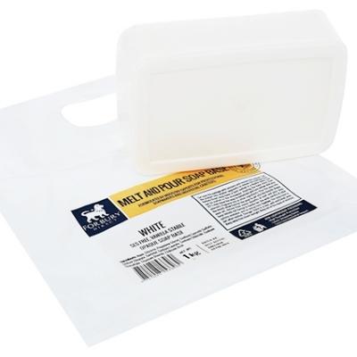 BASE DE SAVON À LA GLYCÉRINE BLANCHE SANS SLS 1KG