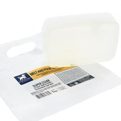 BASE DE SAVON À LA GLYCÉRINE TRANSPARENTE SANS SLS 1KG