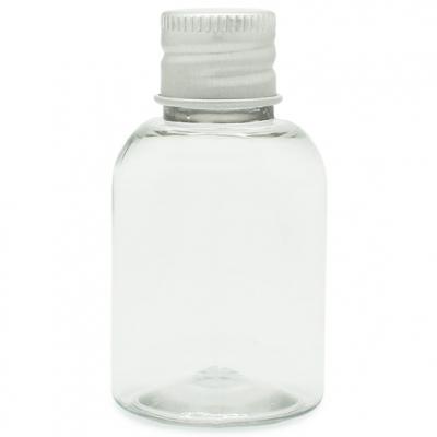 BOUTEILLE CYLINDRIQUE BASSE TRANSPARENTE 30 ML