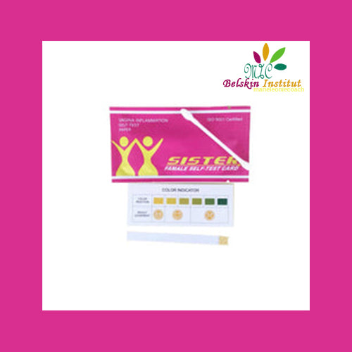 Carte Papier d'Auto-test Inflammation Gynécologique pour Femme