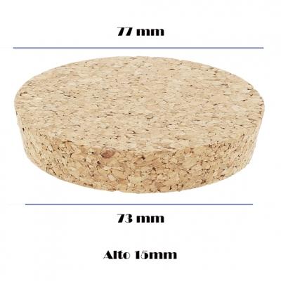 DESSUS EN LIÈGE 77 X 73 X 15 MM