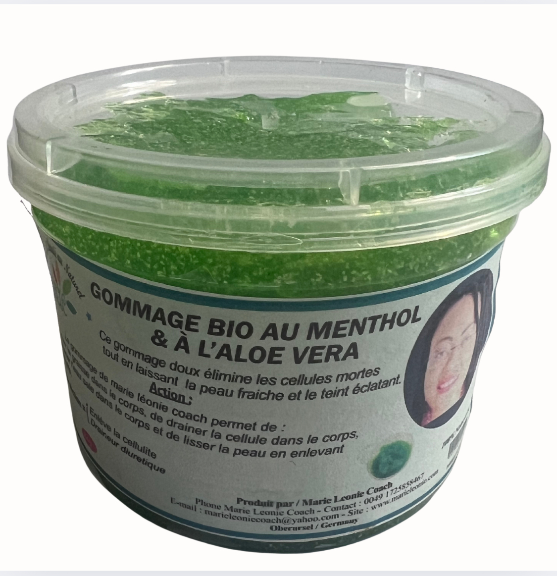 Miniature Gommage Bio au Menthol et à l’Aloe Vera 2