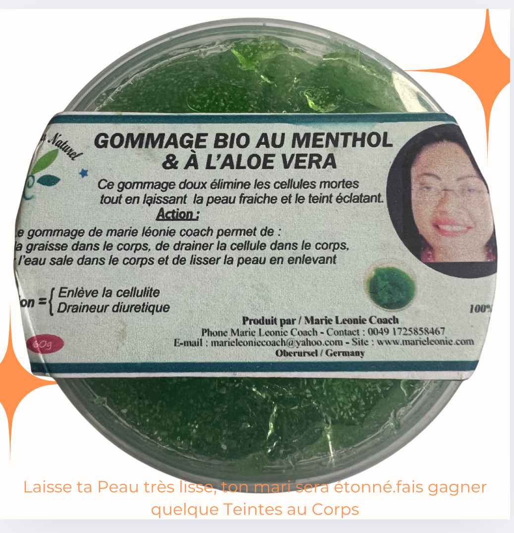 Miniature Gommage Bio au Menthol et à l’Aloe Vera 5