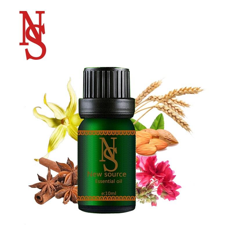 mélange d'huiles essentielles de Ylang ylang, géranium, cannelle, amande, germe de blé