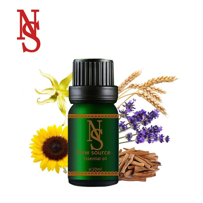mélange huiles essentielles de ylang ylang, bois de santal, lavande, graines de tournesol, germes de blé