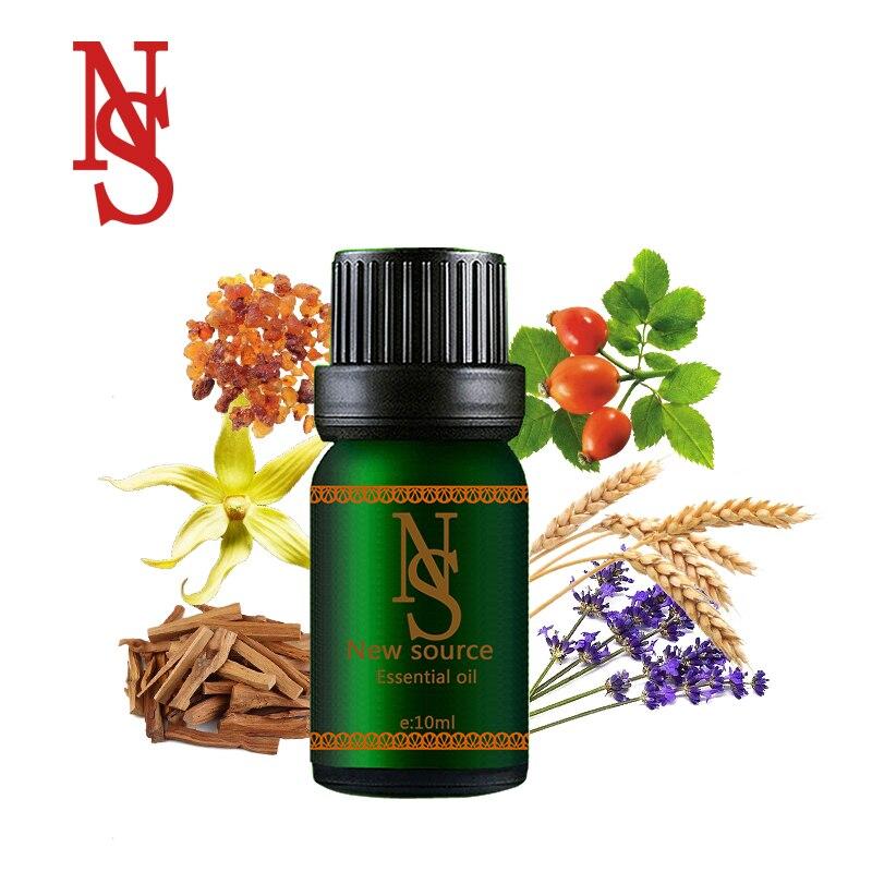 mélange huiles essentielles de Ylang Ylang, lavande, encens, bois de santal, rose musquée, germe de blé