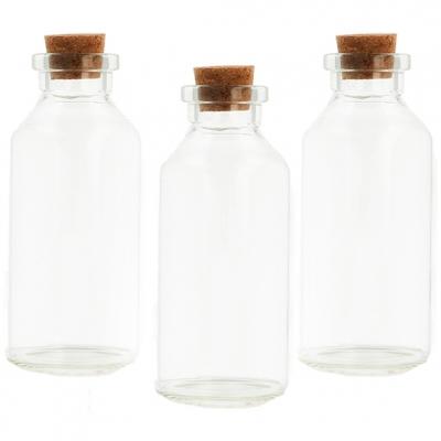 MINI BOUTEILLES EN VERRE 30 ML BOUCHON LIÈGE