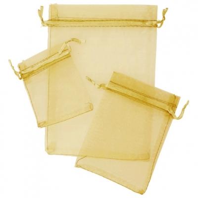 POCHETTES EN ORGANZA DORÉ