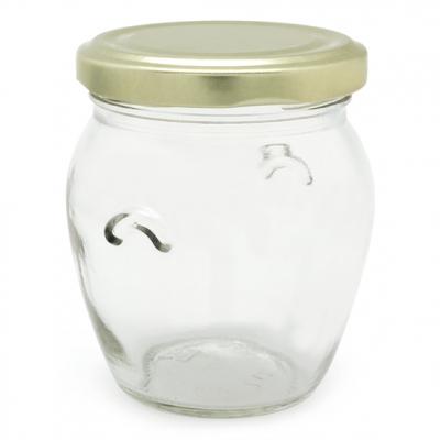 RÉCIPIENT EN VERRE DE MIEL VIDE 200 ML