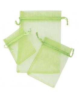 SACHETS D'ORGANZA VERT PISTACHE