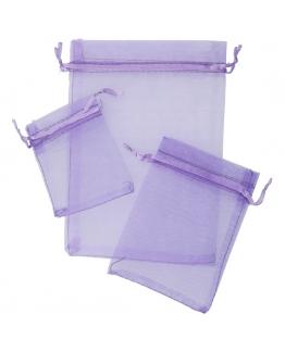 SACHETS EN ORGANZA LILAS