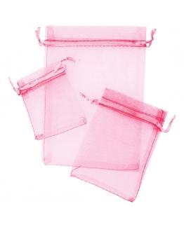 SACHETS EN ORGANZA ROSE