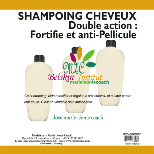 Schampoing Cheveux Double Action :fortifie Et Anti-pellicule