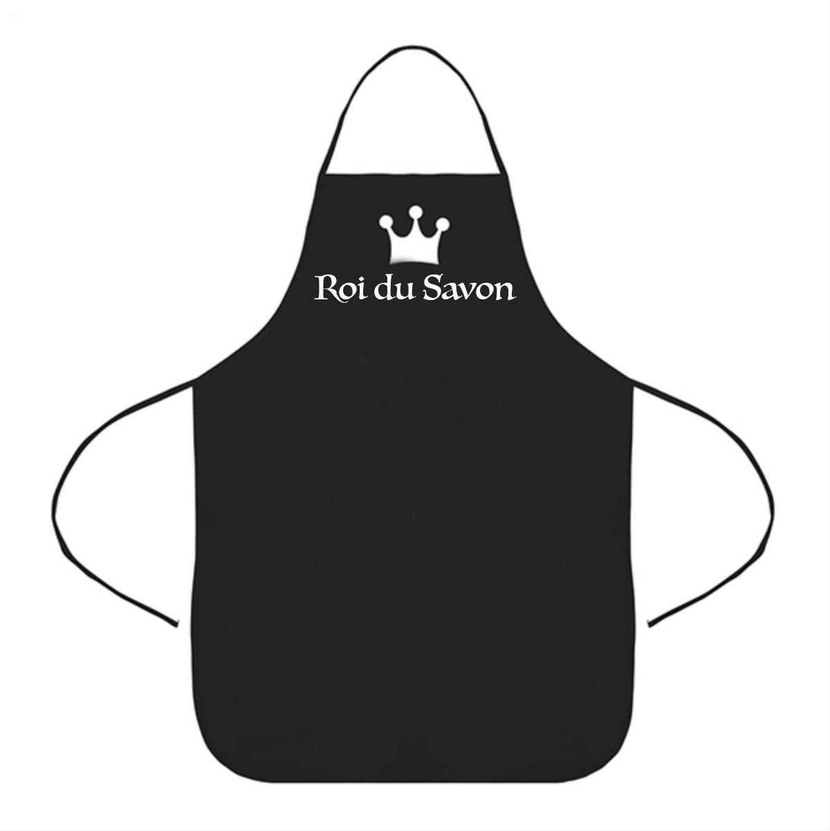 TABLIER NOIR ROI DU SAVON